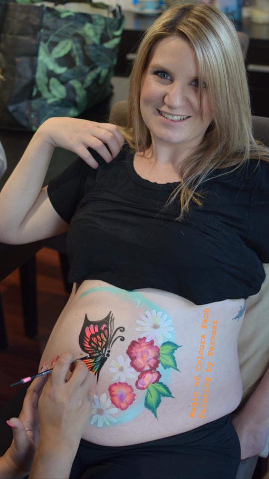 belly painting 1