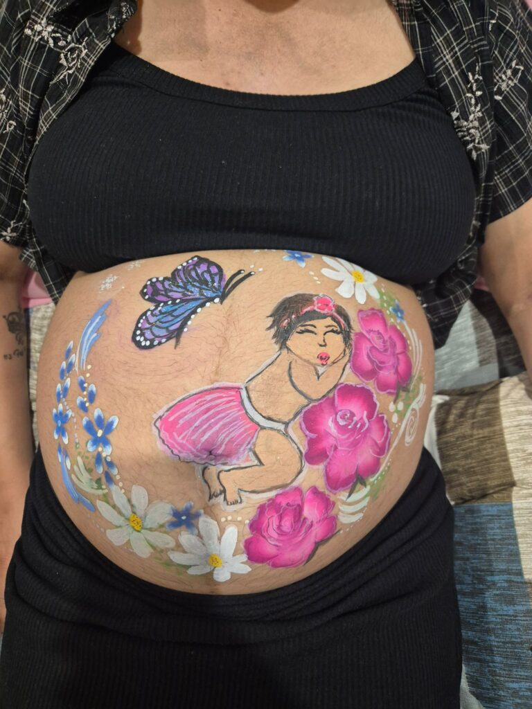 belly painting 8