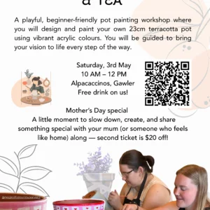 Terracotta and Tea Workshop - Mother's Day Special